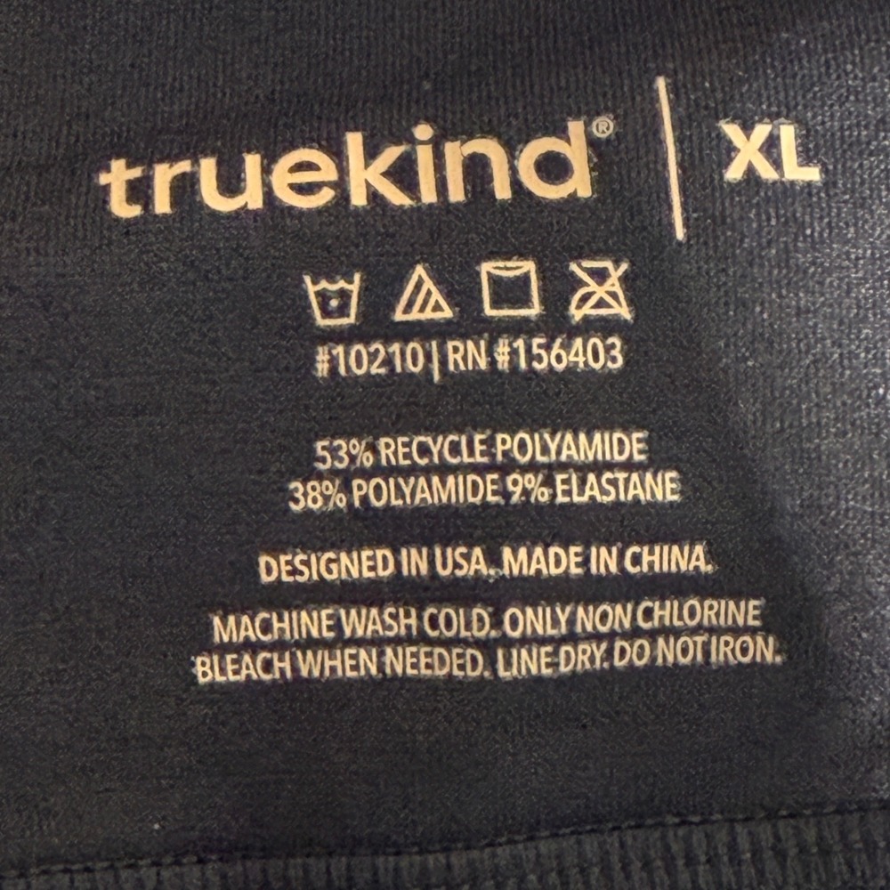 Truekind Black Bra Daily Comfort Wireless Shaper Bra Neutral Seamless True Kind - Picture 5 of 5